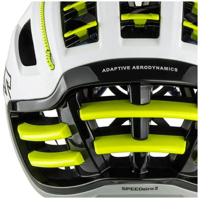 Шлем CASCO SPEEDairo 2 (с визором) (белый/зеленый)