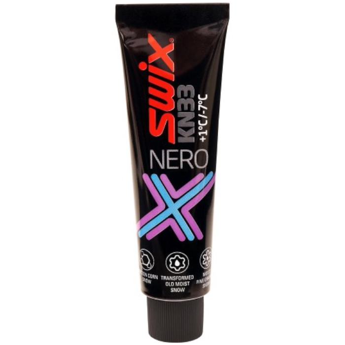 Мазь держания, жидкая SWIX KN33 Nero klister (со скребком) (-7°С +1°С) 55 г.