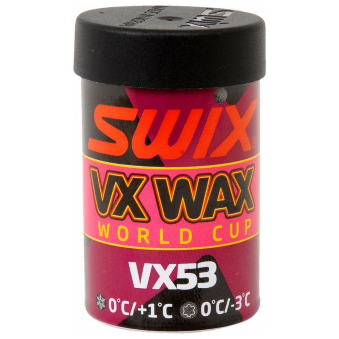 Мазь держания, твердая SWIX VX53 (высокофтористая) (0°С -3°С) 45 г.