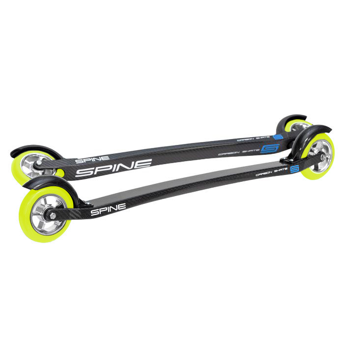 Лыжероллеры SPINE Коньковые Carbon Skate (615/86А_9/100х24/PU) (черный)