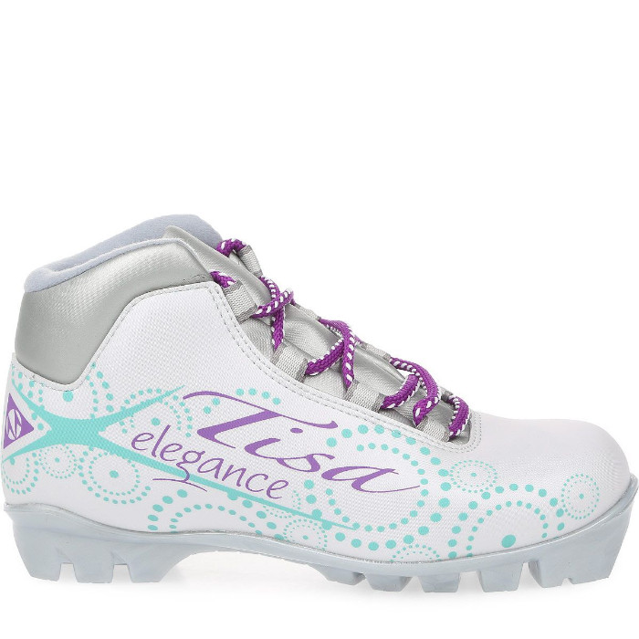 Лыжные ботинки TISA NNN Sport Lady (S75215) (белый/фиолетовый)