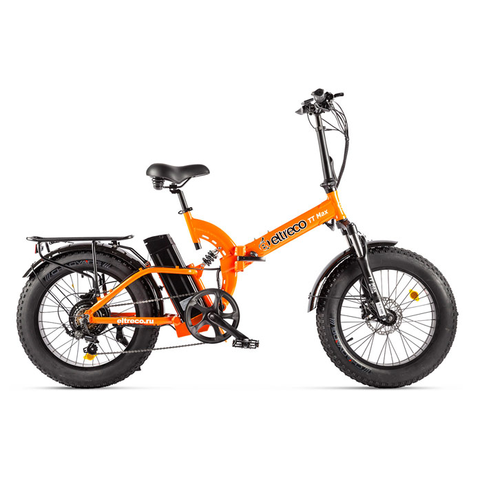 Электровелосипед ELTRECO TT Max 500 Wh (оранжевый/черный) (2020)