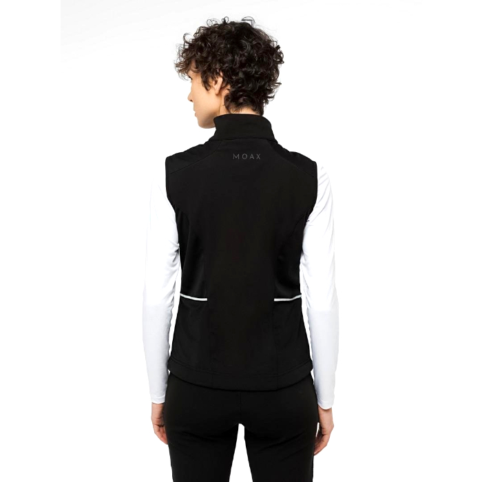 Жилет разминочный женский MOAX Dynamic (черный)
