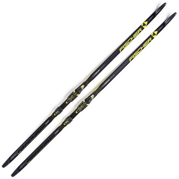 Лыжи беговые FISCHER Spеedmax CL 812 Plus Med NIS (черный/желтый)
