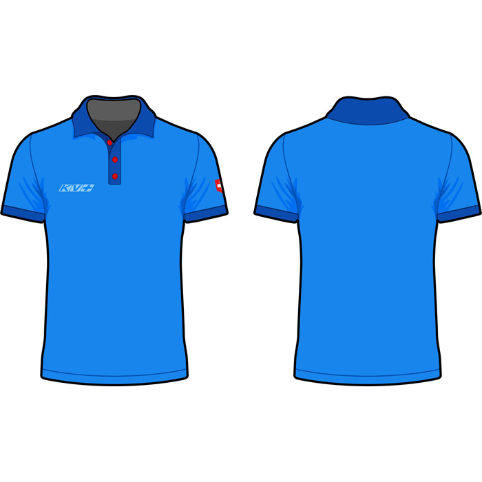 Термобелье мужское (верх) KV+ Polo man (голубой)