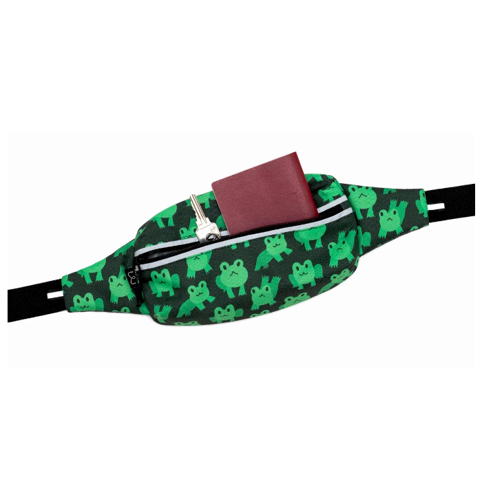 Сумка поясная ENKLEPP (SR0001WB-825) Marathon Waist Bag (черный/зеленый)