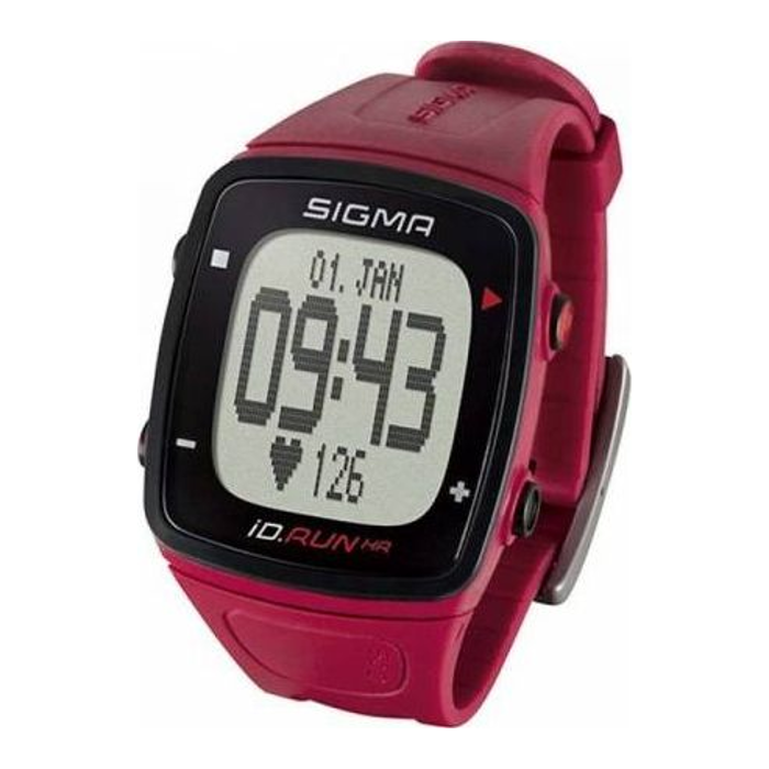 Часы спортивные SIGMA ID.RUN HR (часы c GPS, встроенный пульсомер, секундомер) (24920) (красный)