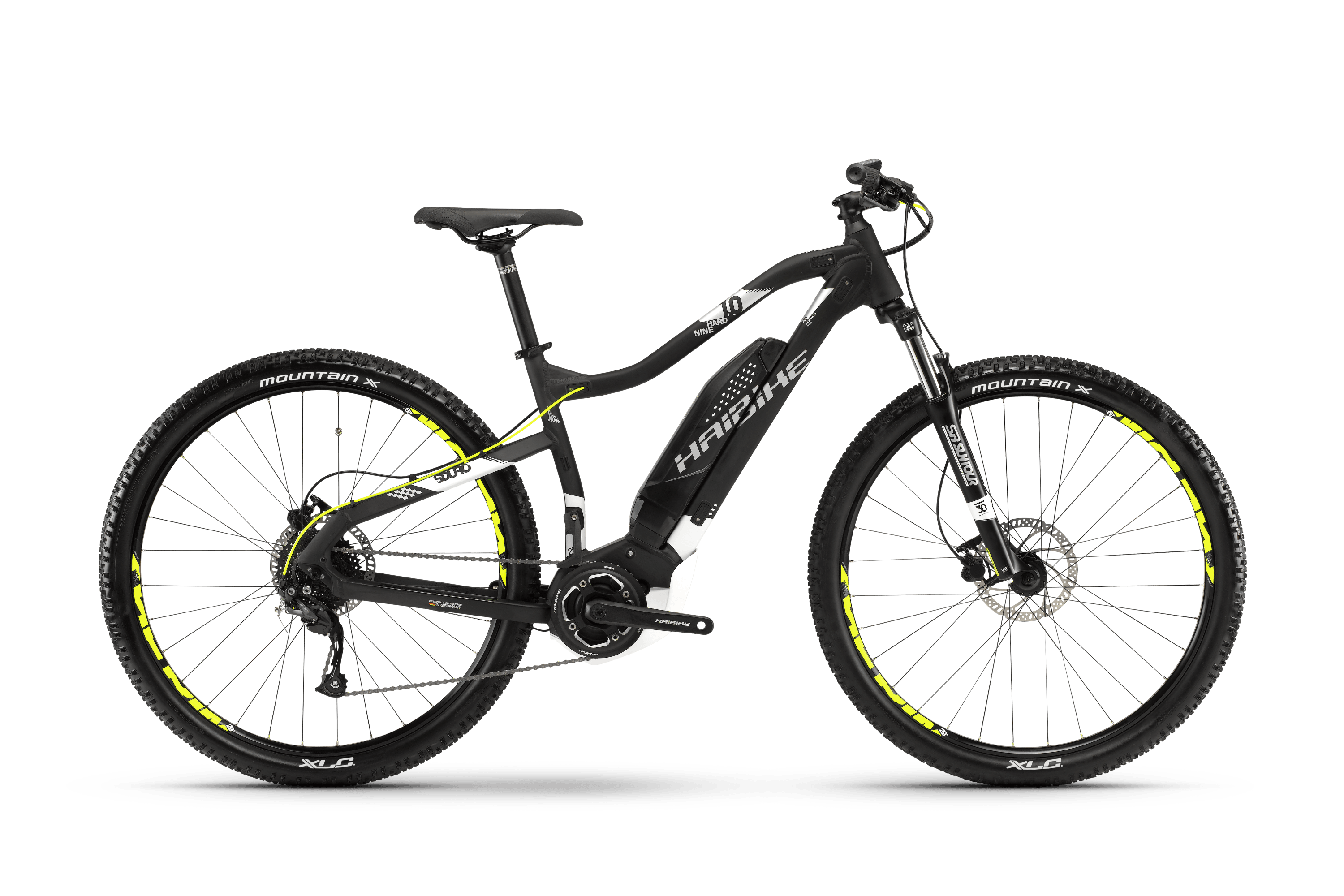 Электровелосипед HAIBIKE Sduro HardNine 1.0 400 Wh. (черный) (2018)