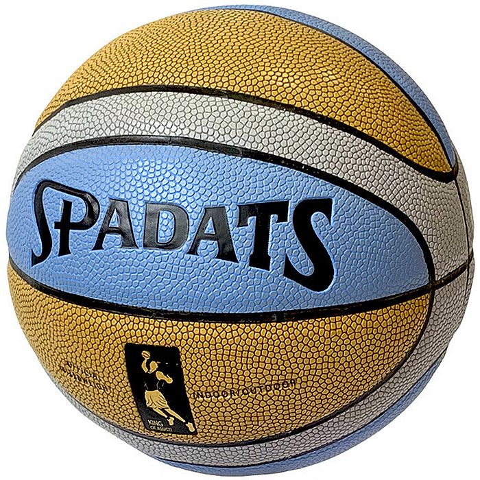 Мяч баскетбольный SPADATS ПУ №7 (коричневый/серый)