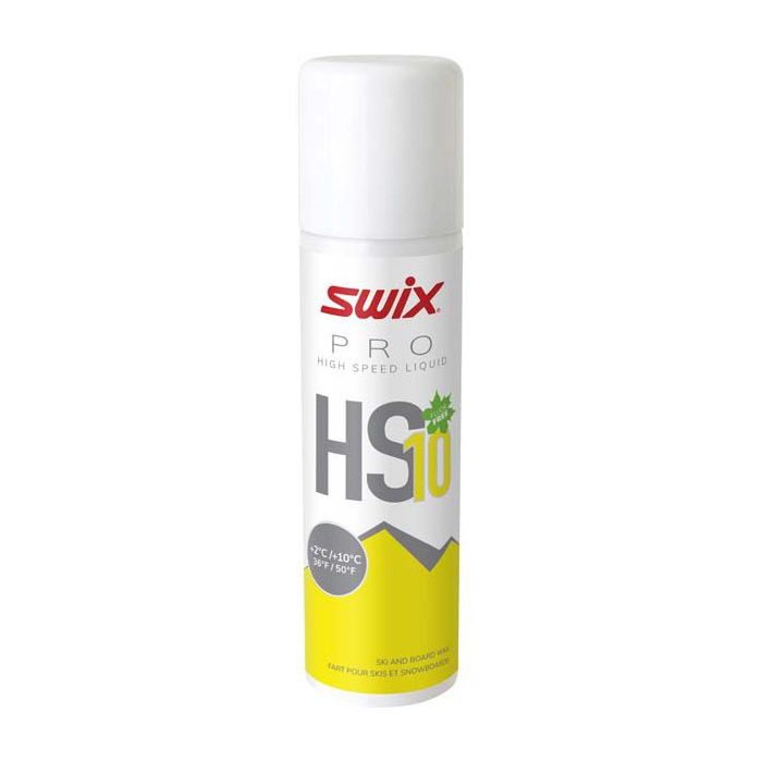 Парафин углеводородный, жидкий SWIX HS10 Yellow (+2°С +10°С) 125 ml