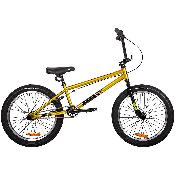 Велосипед STINGER Tortuga BMX 20&quot; (зеленый) (2022)