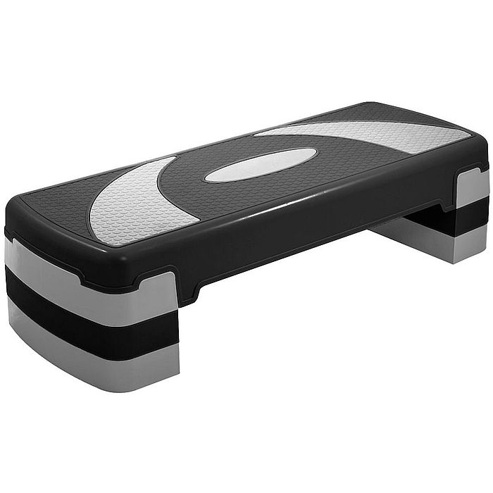 Степ - платформа SPORTEX HKST106-Y, 3 уровня (серый)