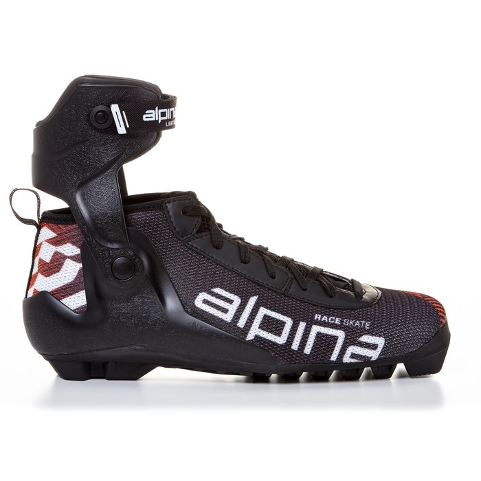 Лыжероллерные ботинки ALPINA NNN Race Skate SM (5352-1) (черный/красный)