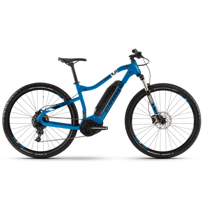 Электровелосипед HAIBIKE Sduro HardNine 3.0 250 Wh (синий) (2020)