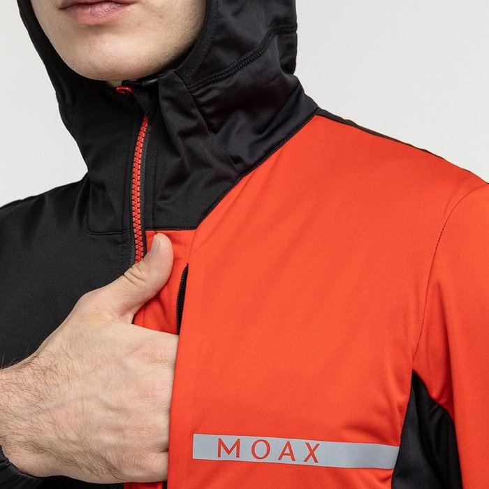 Куртка разминочная MOAX Dickson Wind (черный/оранжевый)