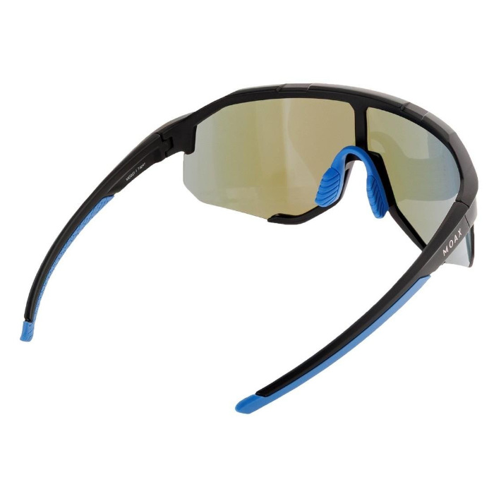 Очки спортивные MOAX Taper (черный/синий)