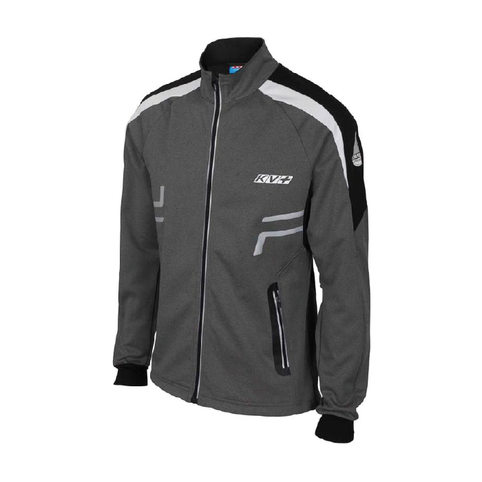 Куртка разминочная KV+ Cross (pro-wind-tech fabric) (серый)