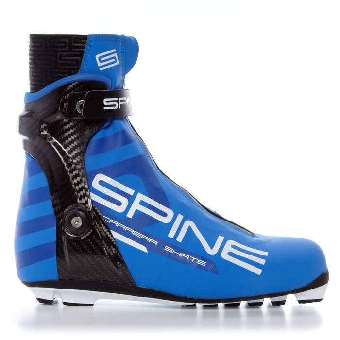 Лыжные ботинки SPINE NNN Carrera Carbon Pro (598-M) (черный/синий)