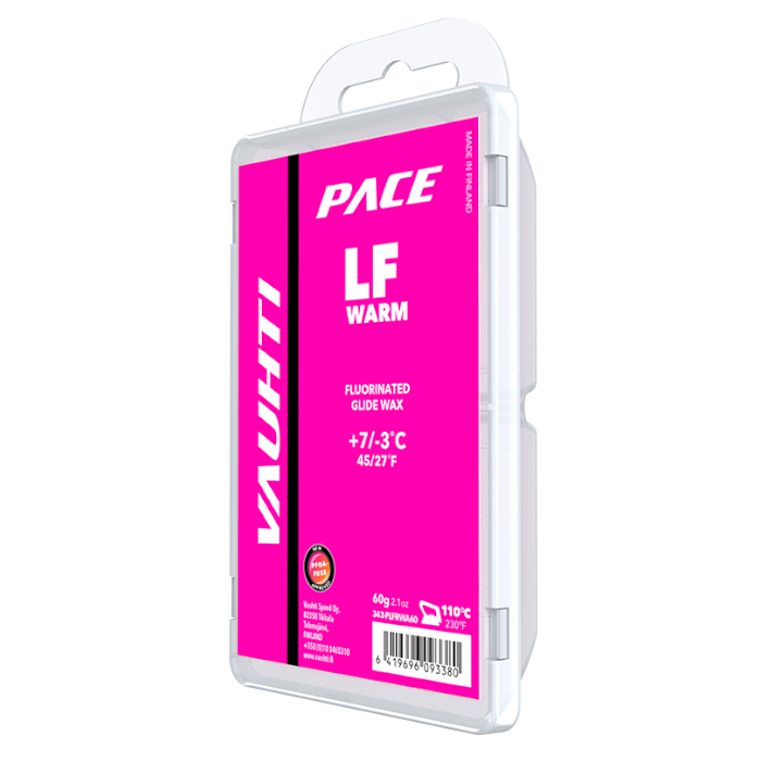 Парафин низкофтористый VAUHTI Pace LF Warm (+7°С -3°С) 60 г.