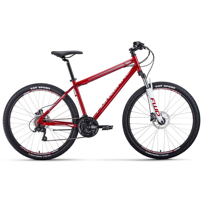 Велосипед FORWARD Sporting 27,5 3.0 disc (т.красный/серый) (2020)