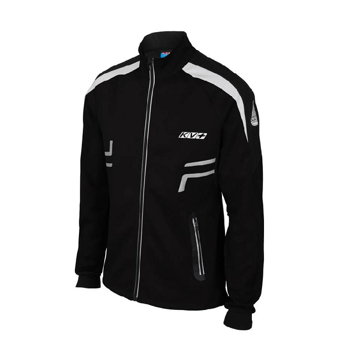 Куртка разминочная Jr. KV+ Cross (pro-wind-tech fabric) (черный)