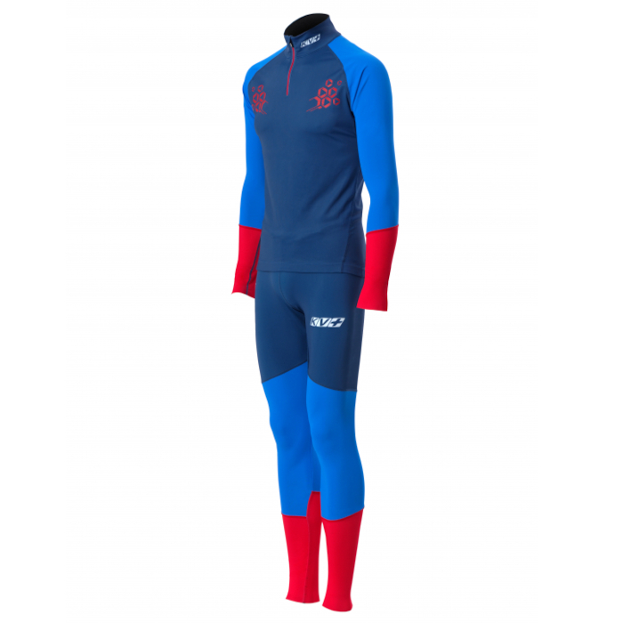Комбинезон раздельный Jr. KV+ Lahti Two Pieces Suit (Lycra) (серый/голубой)