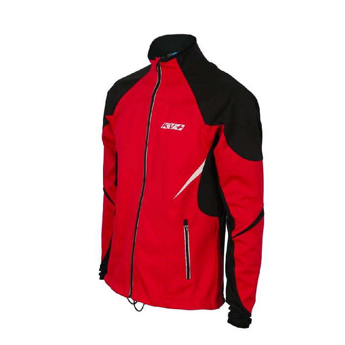 Куртка разминочная Jr. KV+ Lahti (pro-wind-tech fabric) (красный/черный)