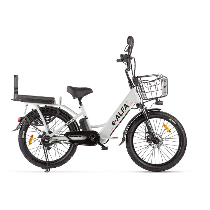 Электровелосипед GREEN CITY e-ALFA Fat 500 Wh (белый) (2020)