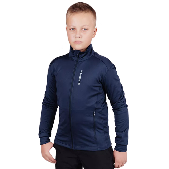 Куртка разминочная Jr. NORDSKI Layer (синий)