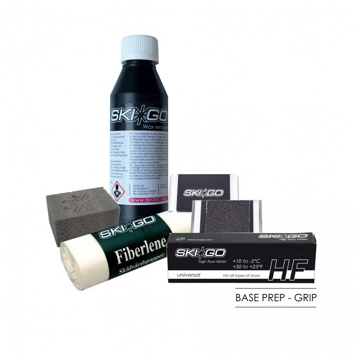 Набор мазей держания SKIGO Base Prep Grip (набор лыжных мазей и инструментов)  