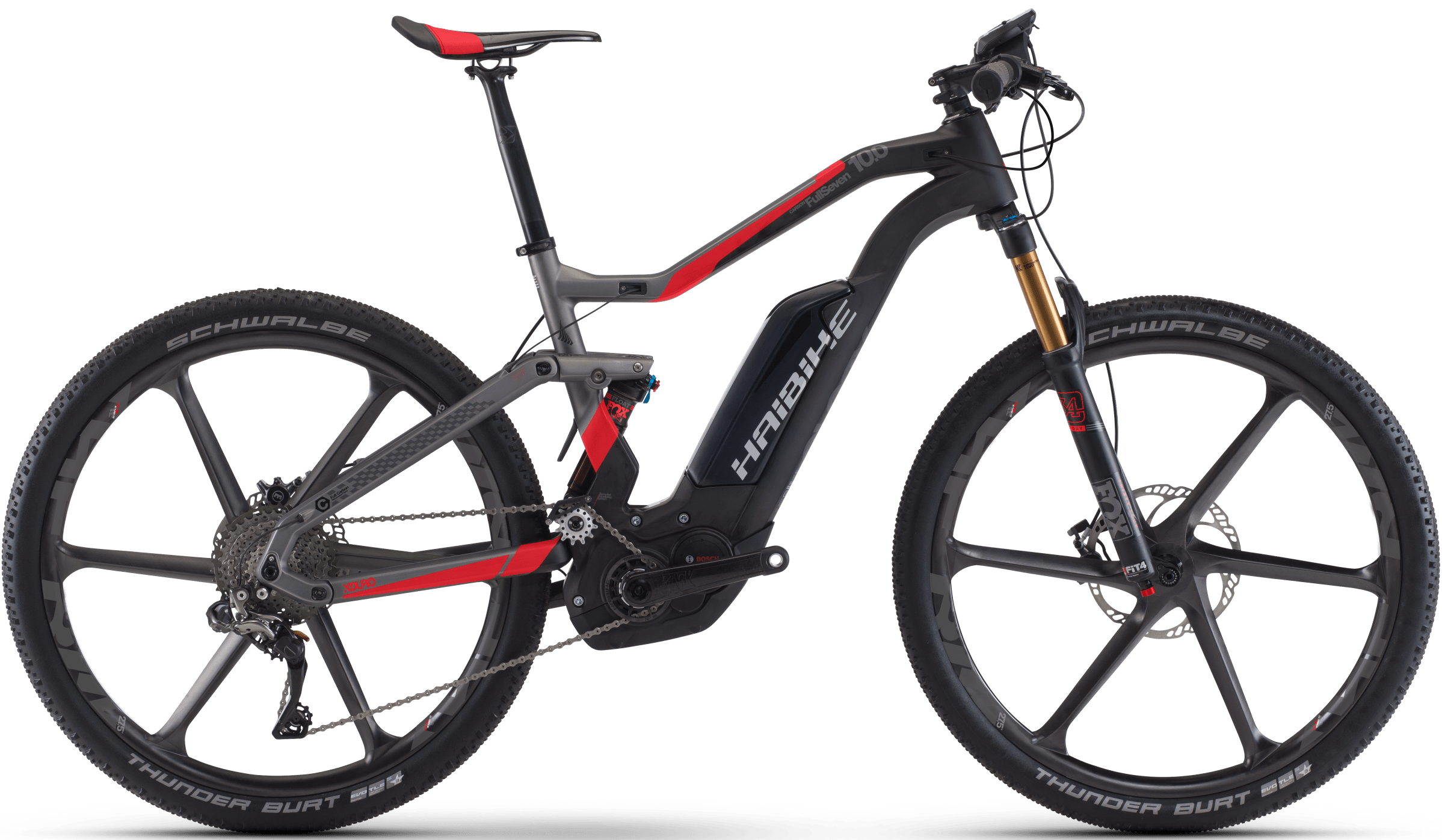 Электровелосипед HAIBIKE Xduro FullSeven Carbon 10.0 500 Wh. (черный) (2017)