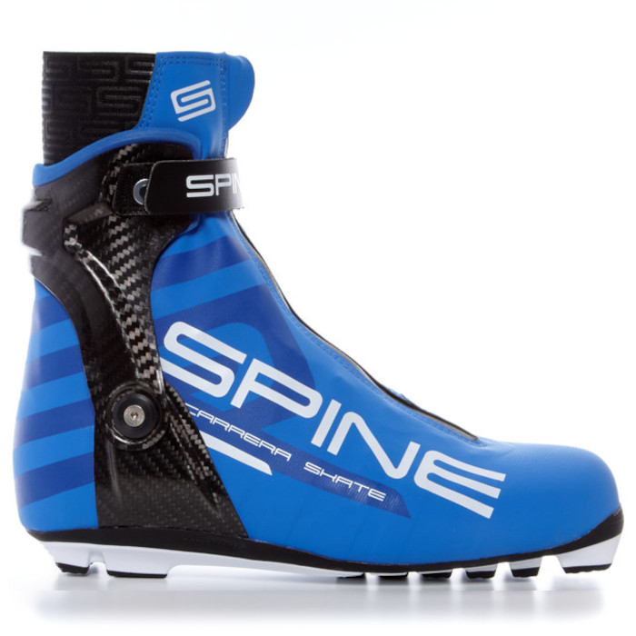 Лыжные ботинки SPINE NNN Carrera Carbon Pro (598-S) (черный/синий)