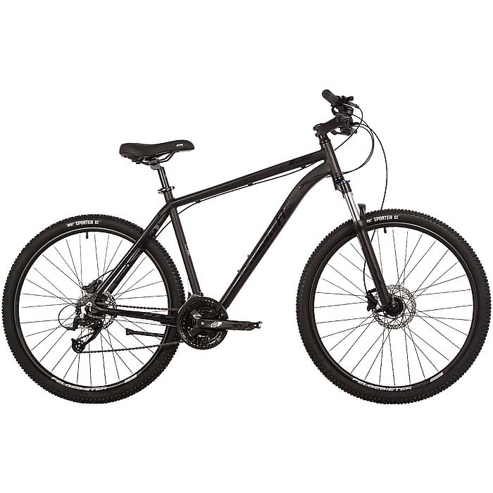 Велосипед STINGER Element Pro 27.5", Al, H-Disk Brake, 21-Speed (черный)