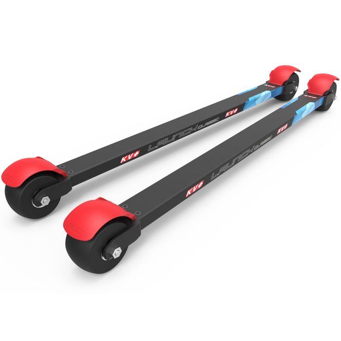Лыжероллеры KV+ Классические Launch Pro Classic 73 cм. (Standart Wheels) (черный)
