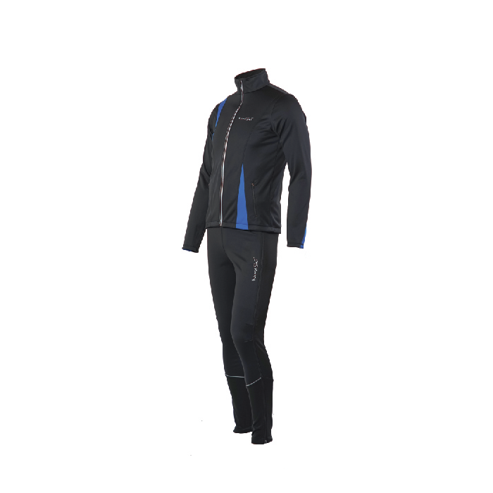 Костюм разминочный NORDSKI Active (черный/синий)