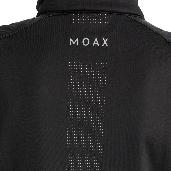 Куртка разминочная женская MOAX Tauri PRO Hybrid (черный/белый)