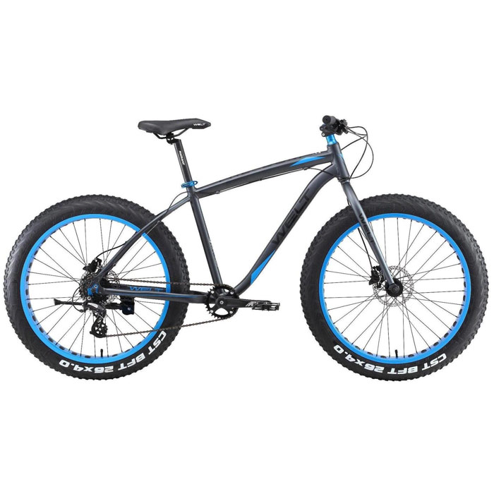 Велосипед WELT FAT Freedom 1.0 (черный/синий) (2020)