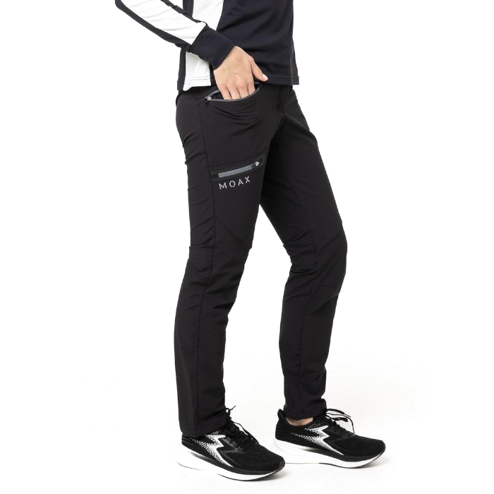 Брюки разминочные женские MOAX Motion Hybrid (черный)