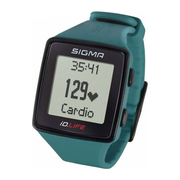 Часы спортивные SIGMA ID.LIFE (встроен. пульсометр, шагомер, трекер активности) (24610) (зеленый)