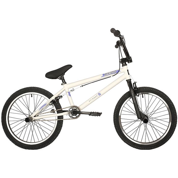 Велосипед STINGER Graffiti BMX 20" (белый) (2021)