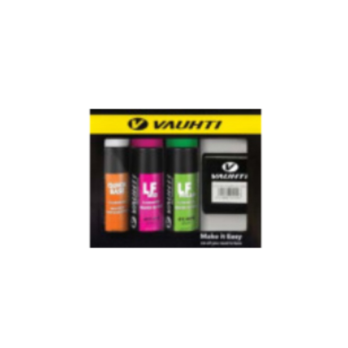 Набор низкофтористых парафинов VAUHTI Skate (GW Base, LF Mid, LF Polar, фиберлен)  