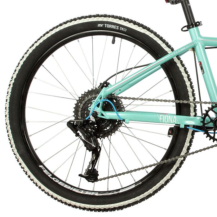 Велосипед STINGER Fiona STD 24&quot;, Al, H-Disc Brakes, 8-Speed (бирюзовый) (2021)