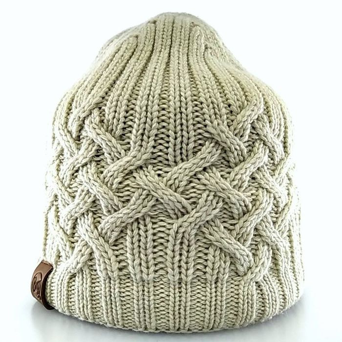 Шапка BUFF Knitted & Polar Hat Helle (белый)