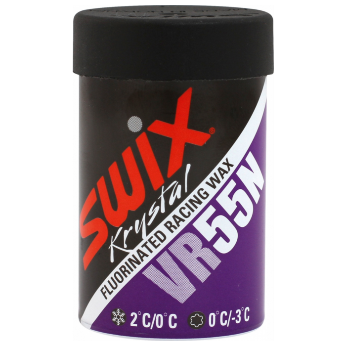 Мазь держания, твердая SWIX VR55N Violet (+2°С -3°С) 45 г.