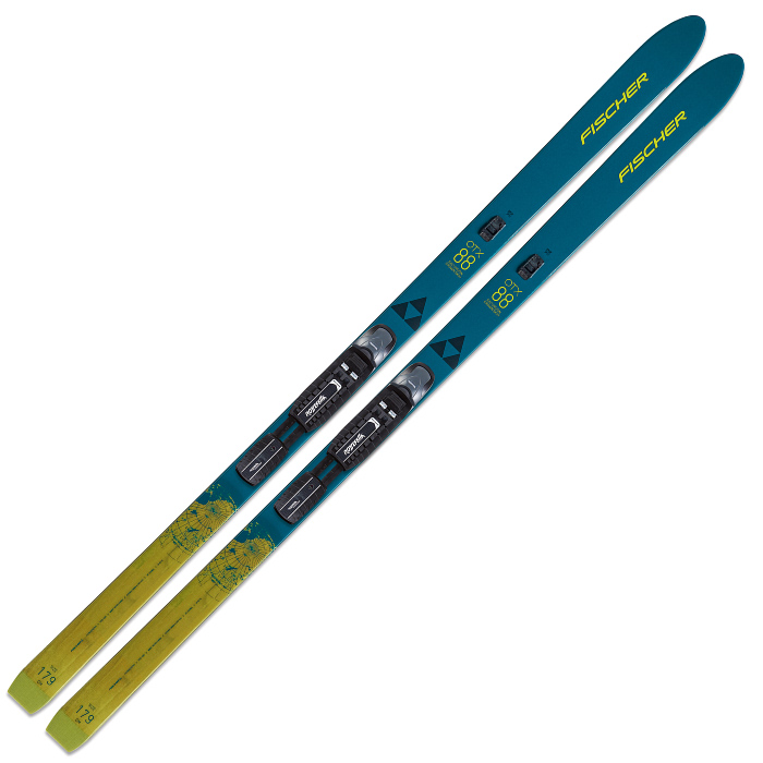 Лыжи беговые FISCHER Excursion 88 Crown/Skin (бирюзовый)