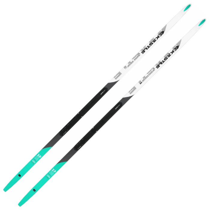 Лыжи беговые KASTLE XP30 SK Plus (Hard) (черный/бирюзовый)