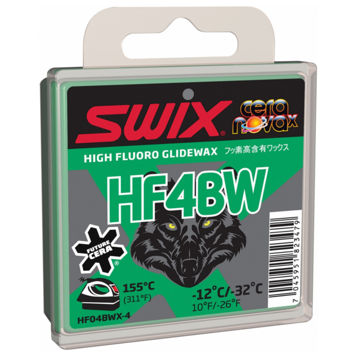 Парафин высокофтористый SWIX HF4BWX Black (-12°С -32°С) 40 г.