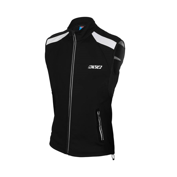 Жилет разминочный Jr. KV+ Lahti Warm (pro-wind-tech fabric) (черный)