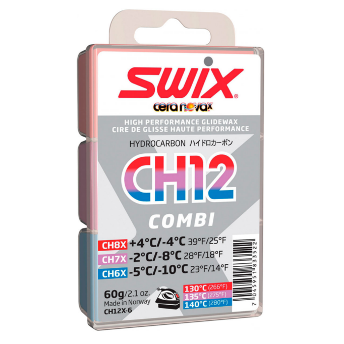 Набор углеводородных парафинов SWIX CH12X Combi (CH7X, CH8X, CH10X) 60 г.