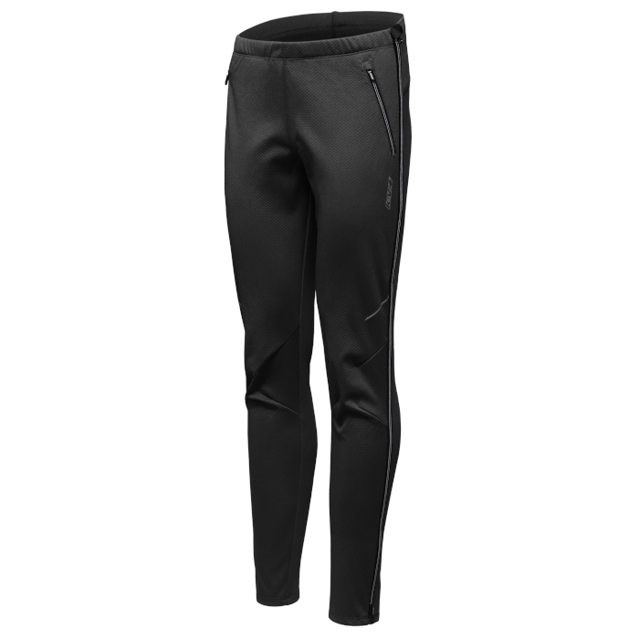 Брюки разминочные KV+ Premium pants full zip (черный/белый)